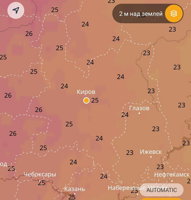    В Киров может вновь вернуться тридцатиградусная жара
