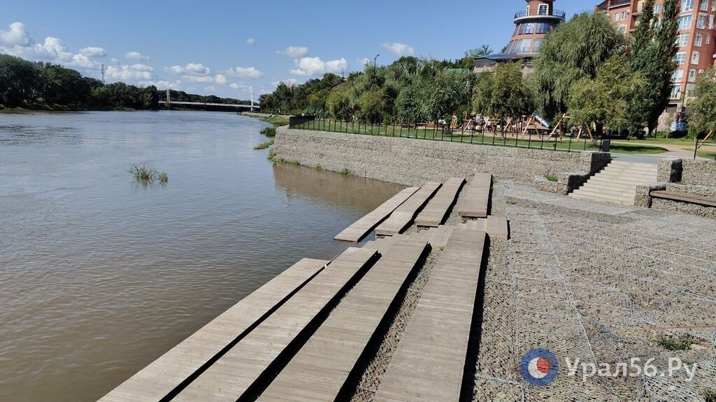    Уровень Урала в Оренбурге за день еще поднялся, в Орске — не изменился