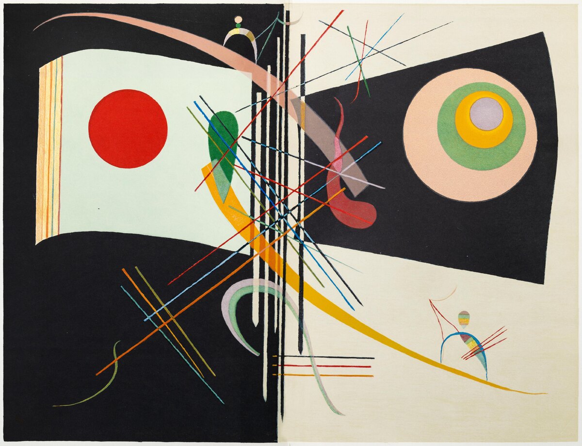 Василий Кандинский. «Двое и т.д…», 1937. Литография. Изд. Maeght., фото:пресс-служба выставки
