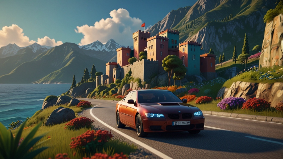 У меня из окна видно вот такие горы. Если не понятно, наведи взгляд на мой город