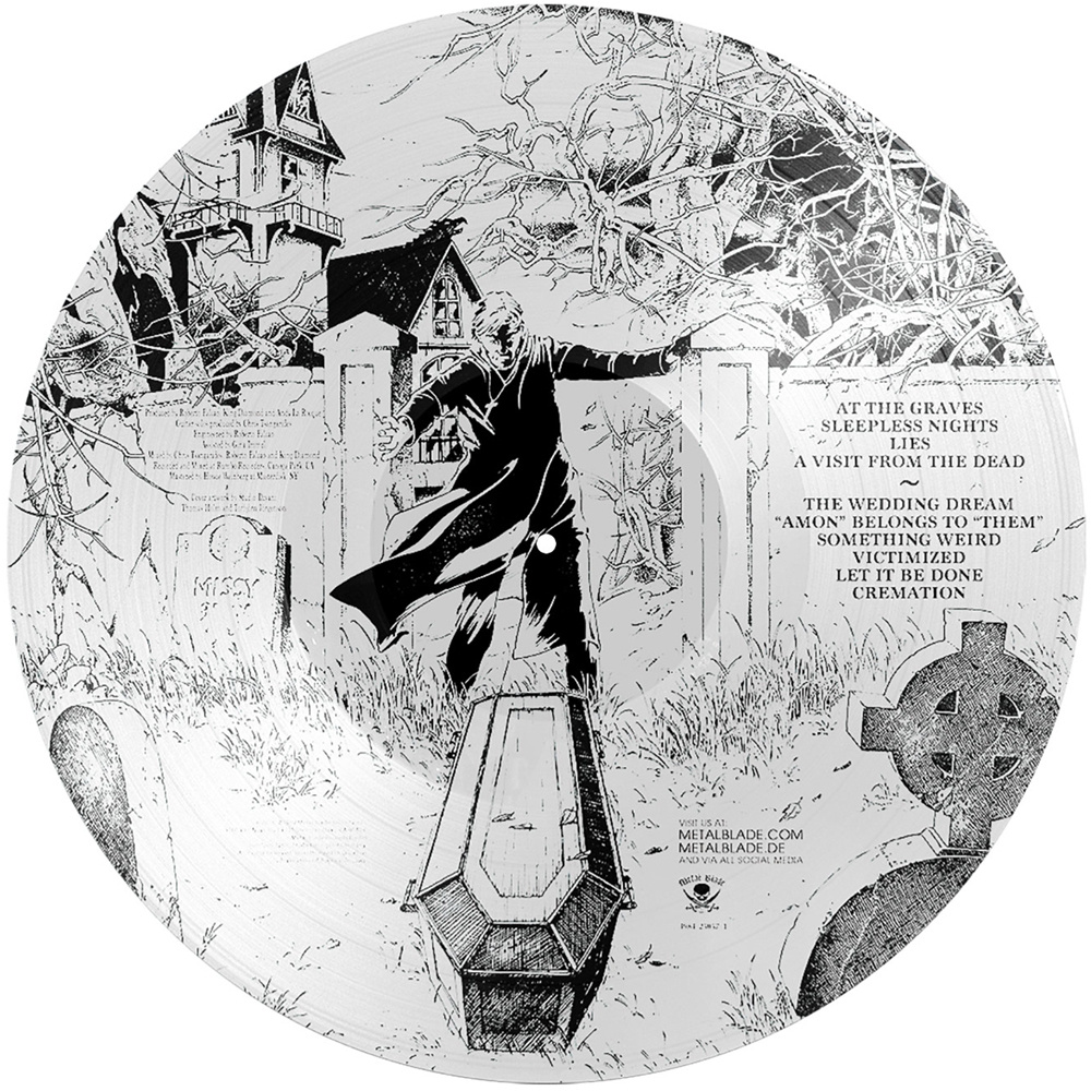 Винил альбома King Diamond - Conspiracy (1989) Сторона B (Vinyl Picture Disk '2018)