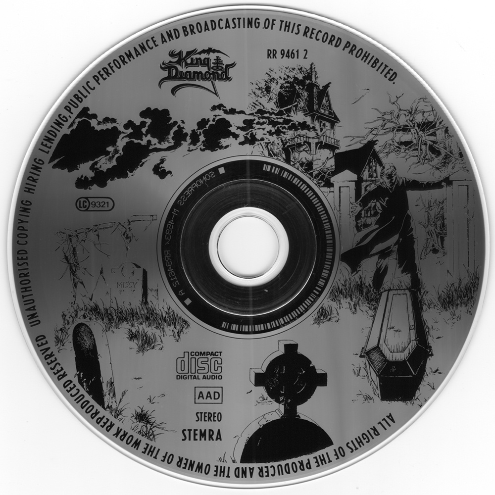 Диск переиздания 1995 года альбома King Diamond - Conspiracy (1989)