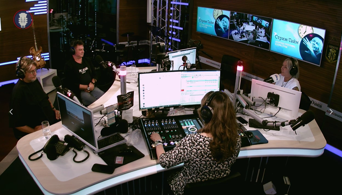 Снимок с экрана. Радио Шансон с Александром Домогаровым. 21 августа 2024