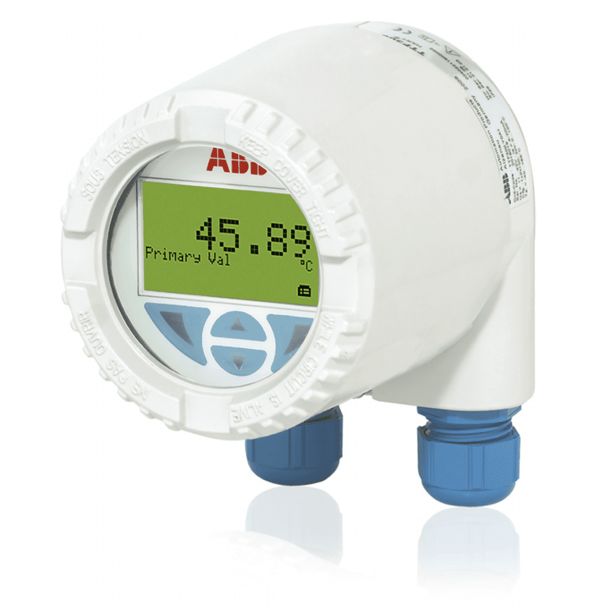 ABB TTF200 and TTF300 Model Temperature Transmitter 
With TTF200 and TTF300 field-mount temperature transmitters, ABB offers cost-effective solutions for both standard applications and applications that are more demanding. A version with stainless steel housing allows it to be used in harsh ambient conditions at temperatures down to –50 °C (–58 °F). The devices are available with an indicator, which optionally also allows configuration on site without additional handheld terminal. Sensor redundancy, sensor drift monitoring and freestyle characteristic are available. The TTF300 comes with an optional wireless model, the TTF300-W.

Please contact me get more information

Email:Mia@cwlyautomation.com
VK/Whatsapp/Telegram:+8613667120925
Website:  www.cwlyautomation.com


PRODUCT DETAILS

TTF200

Field Mountable
One Sensor Input
Resistance thermometers, resistance-type remote sensors (0 to 5000 Ohm)
Thermocouples, voltages, mV-voltages (–125 to 1100 mV)
Pt100, two-wire, three-wire, four-wire, thermocouple with internal reference junction
Continuous sensor monitoring and self-monitoring
Supply voltage monitoring
Wire break and corrosion monitoring
Sensor error adjustment
Electrical isolation
Transmitter-controlled graphical indicator
LCD indicator for process value, sensor value and actual value
HART Configurable

TTF300

Wireless option available
Field mount, single-compartment housing, two cable glands
Two sensor inputs
Resistance thermometers, resistance-type remote sensors (0 to 5000 Ohm)
Thermocouples, voltages, mV voltages (–125 to 1100 mV)
Pt100, two-wire, three-wire, four-wire, thermocouple with internal reference junction
2x Pt100 two-wire and three-wire, 2x thermocouple or 1x Pt100 two-wire, three-wire, four-wire and 1x thermocouple
Continuous sensor monitoring and self- monitoring
Supply voltage
Wire break and corrosion monitoring
Sensor error adjustment
Electrical isolation
Specific linearization
Callendar-Van Dusen coefficient, value pair table / 32 points
Transmitter-controlled, graphical LCD indicator with dual function
Configuration of the transmitter via buttons
Process, sensor and actual values display
HART Configurable
Example Configuration
TTF300.L3.C.2.H.BS.K2.T0.M5
TTF300: Field mounted, Pt100 (RTD), thermocouples, electrical isolation
L3: Explosion protection- FM Explosion Proof (XP): XP, DIP, Class I, II, III, Div. 1+2, Groups A-G, factory sealed
C: Housing/display- single-compartment housing (aluminum) / with LCD display HMI
2: Cable entry- thread 2 x 1/2″ NPT (National Pipe Thread)
H: Communication protocol- HART, programmable, output signal 4-20mA
BS: Configuration- standard
K2: Mounting bracket- wall mounting / 2” pipe mounting bracket (stainless steel)
T0: Device identification plate- plate stainless steel
