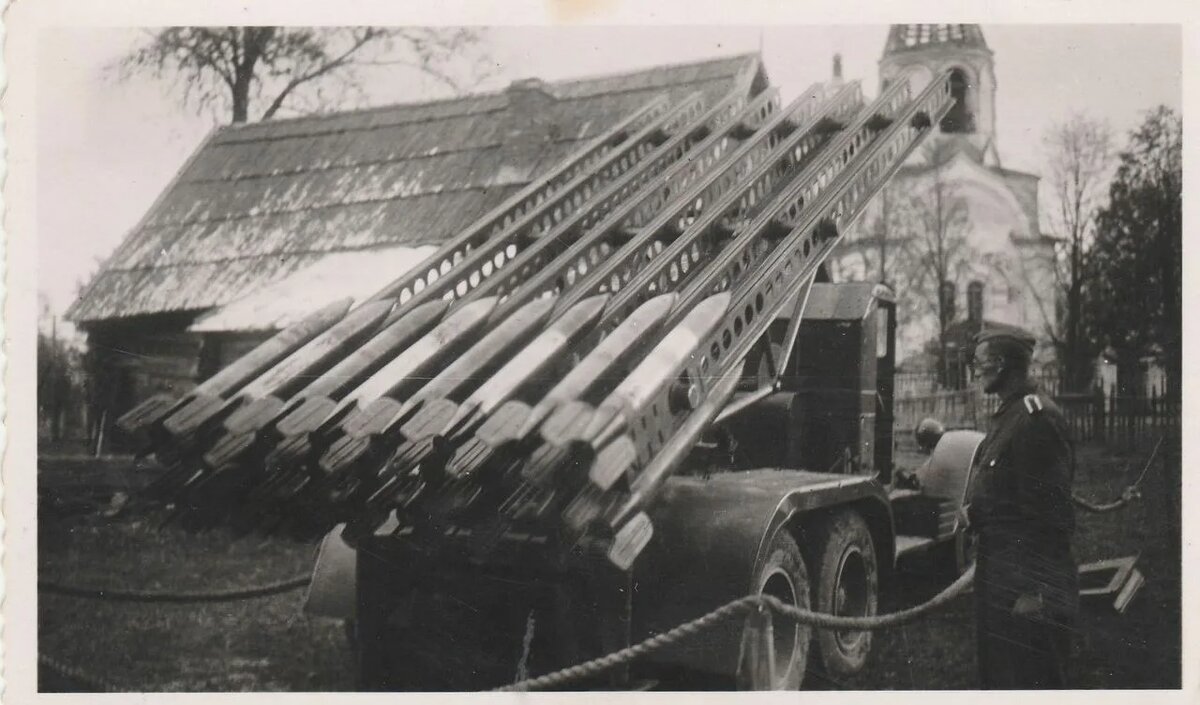 БМ 13 захваченные немцами