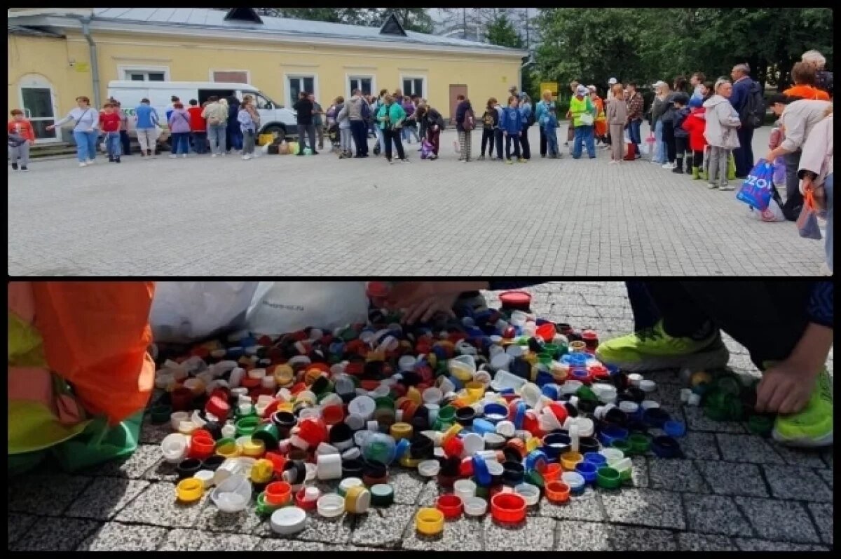    Более одной тонны крышек и батареек собрали жители Новосибирска