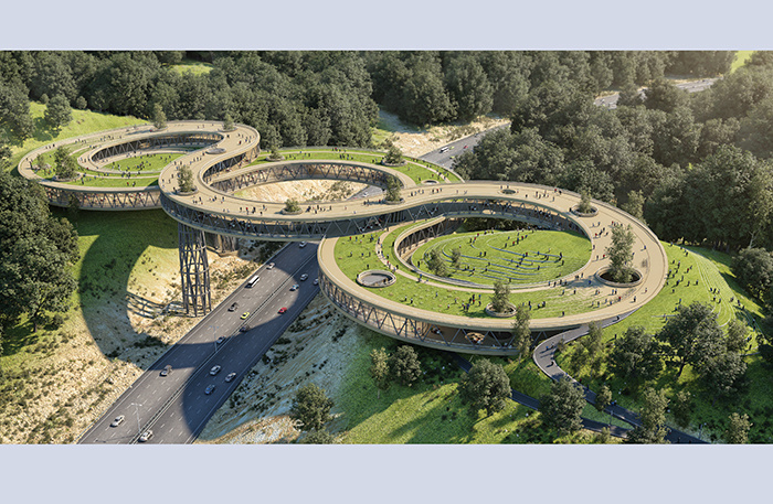     Мост «Эли Голи Бридж» в Тегеране, Иран.    
 Фото: Hooba Design Group