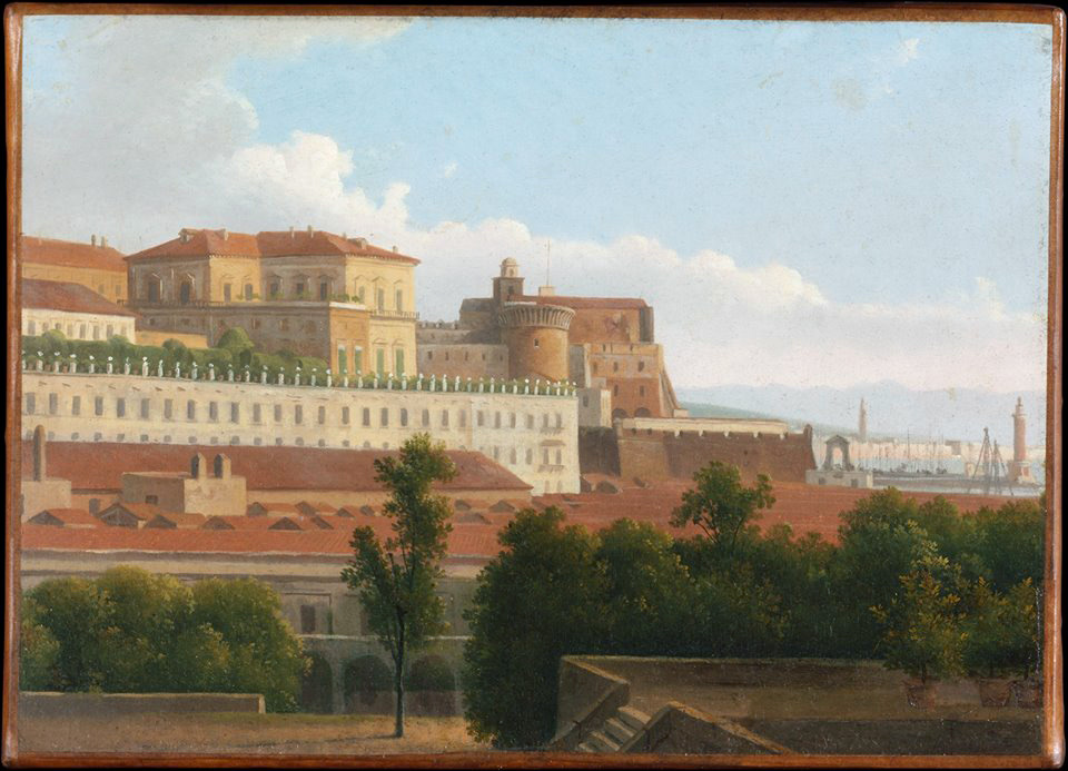 Александр-Гиацинт Дюнуи «Королевский дворец и гавань Неаполя», 1780(?) г.
