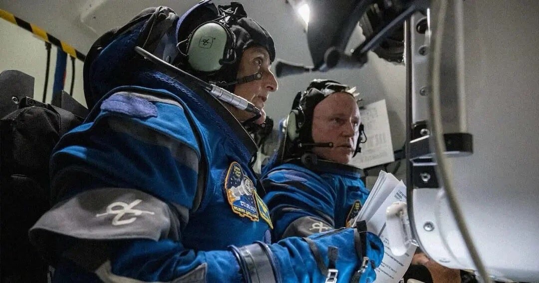 Астронавты Суни Уильямс и Бутч Уилмор на борту Starliner / © NASA