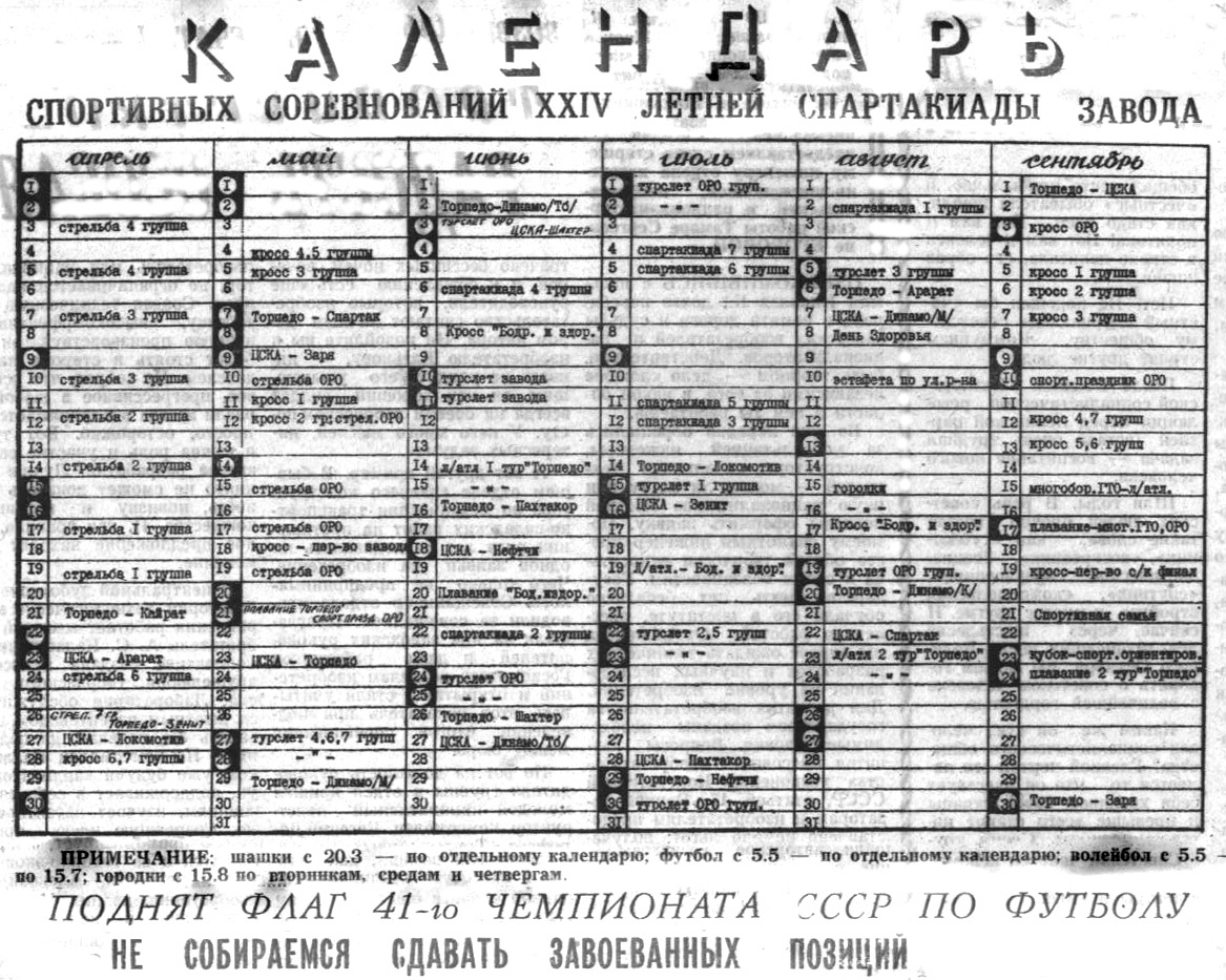 "Московский автозаводец", вторник, 11 апреля 1978 г. Сканировано автором ИстАрх.