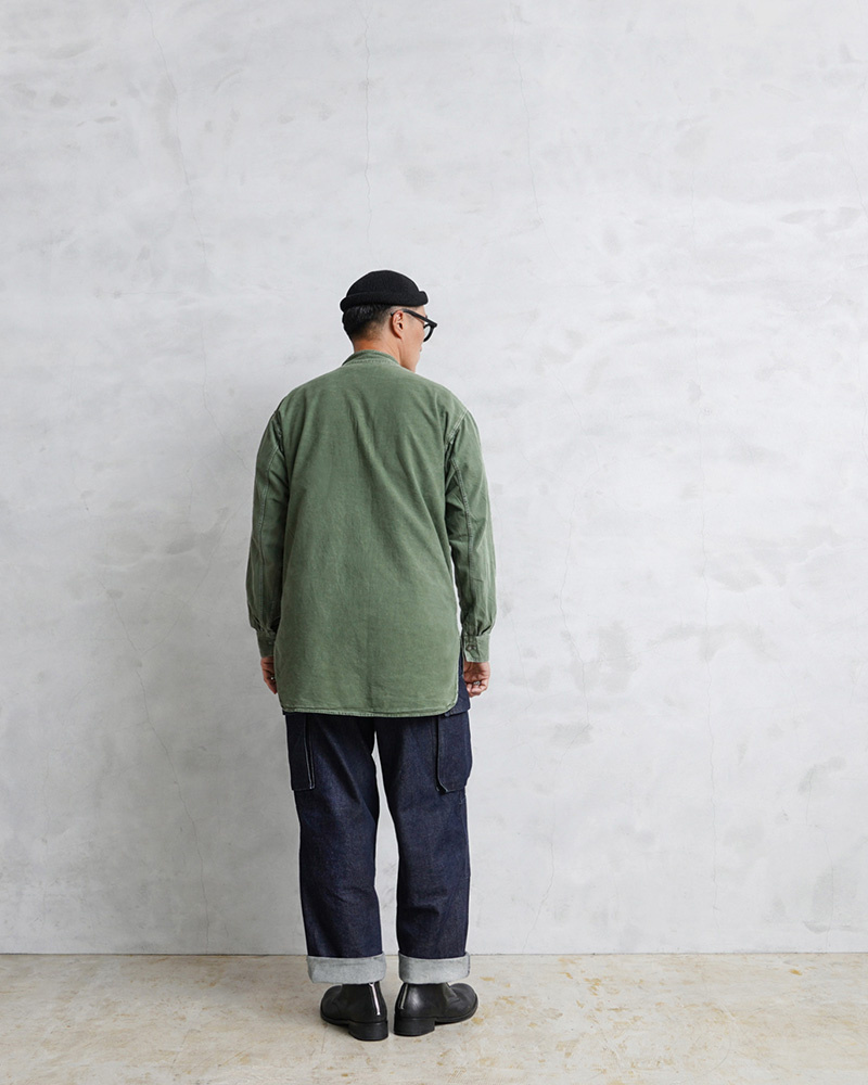 Swedish Army M55 Shirt, японский продавец винтажных вещей Military Shop Waiper