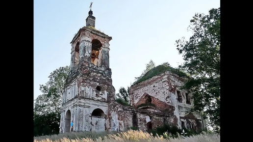 Ветхая церковь в Гласково возле Пржевальского.