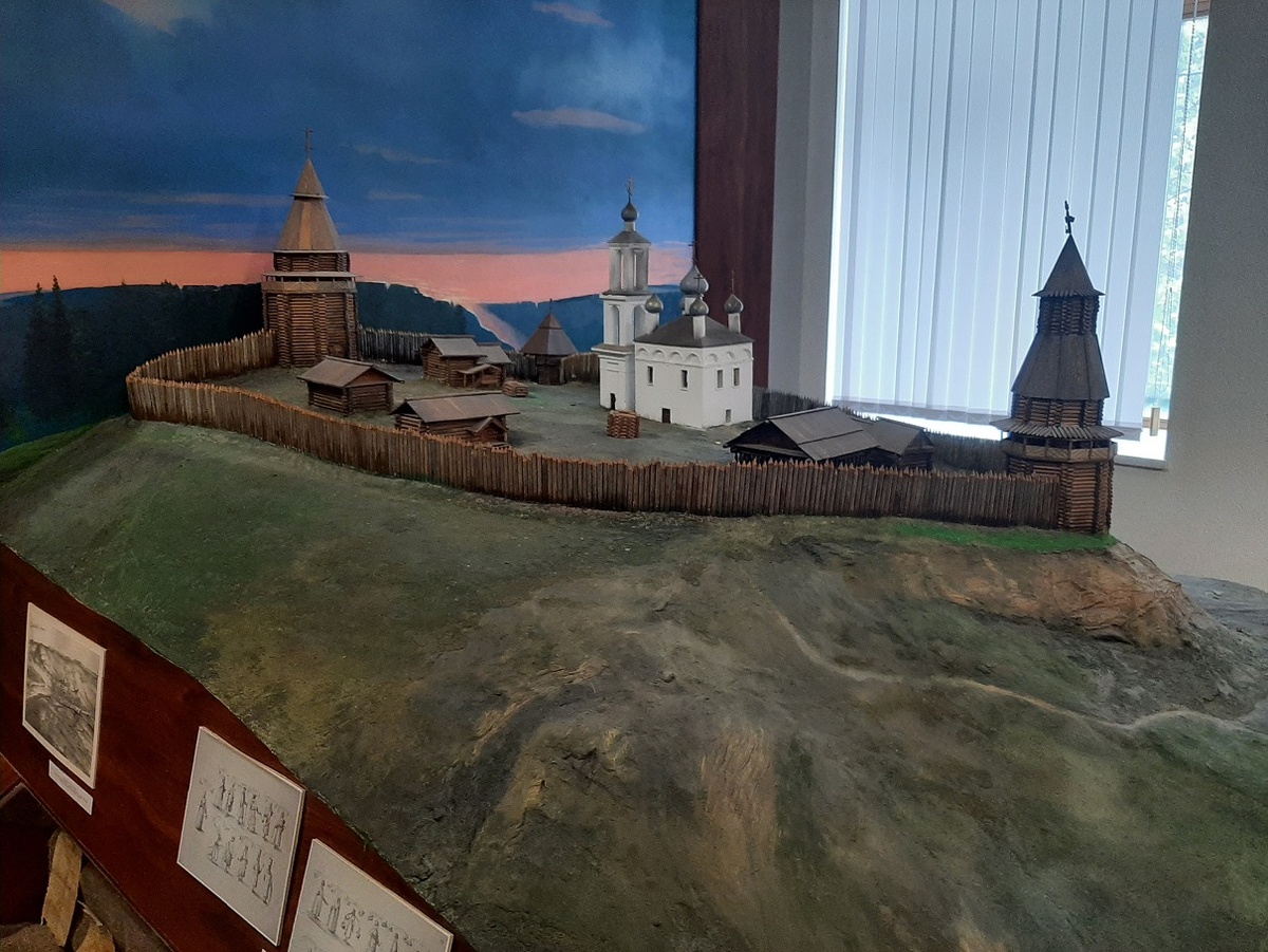 Национальный музей Республики Башкортостан. Макет  Кремля и Троицкий Собор.