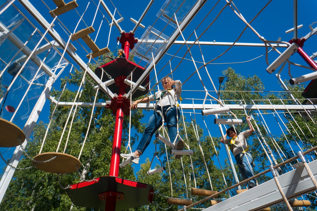 "Funterra park" в ПКиО "Бугринская роща", г. Новосибирск