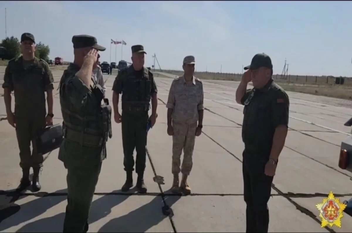    В Астраханскую область прибыл министр обороны Республики Беларусь