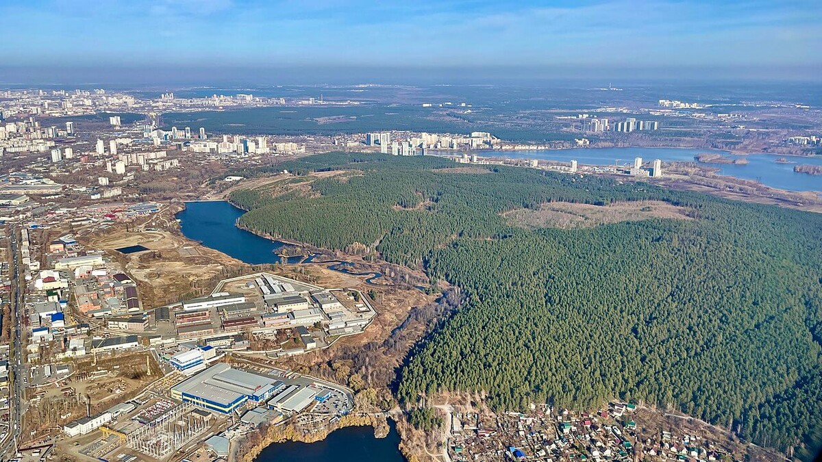 Аэроснимок Уктусс