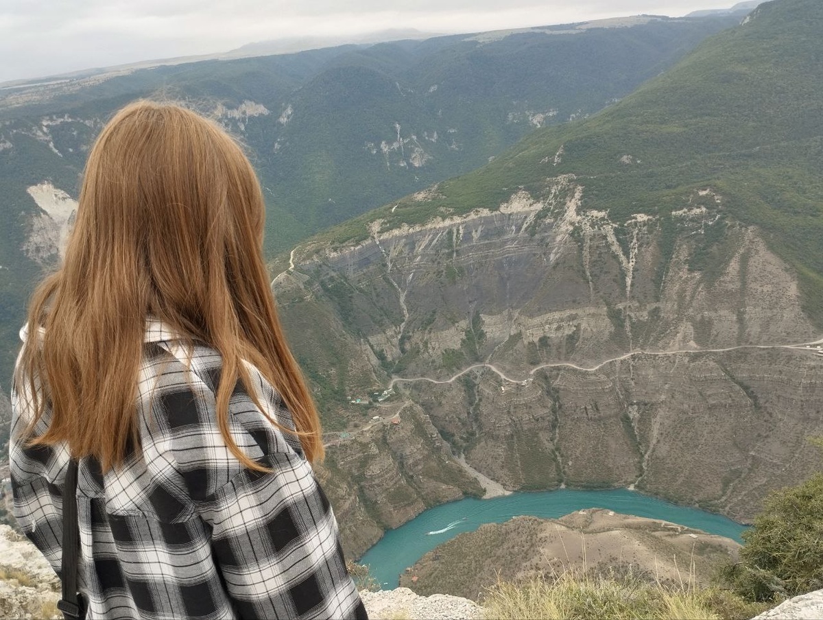 Вид на Сулакский каньон