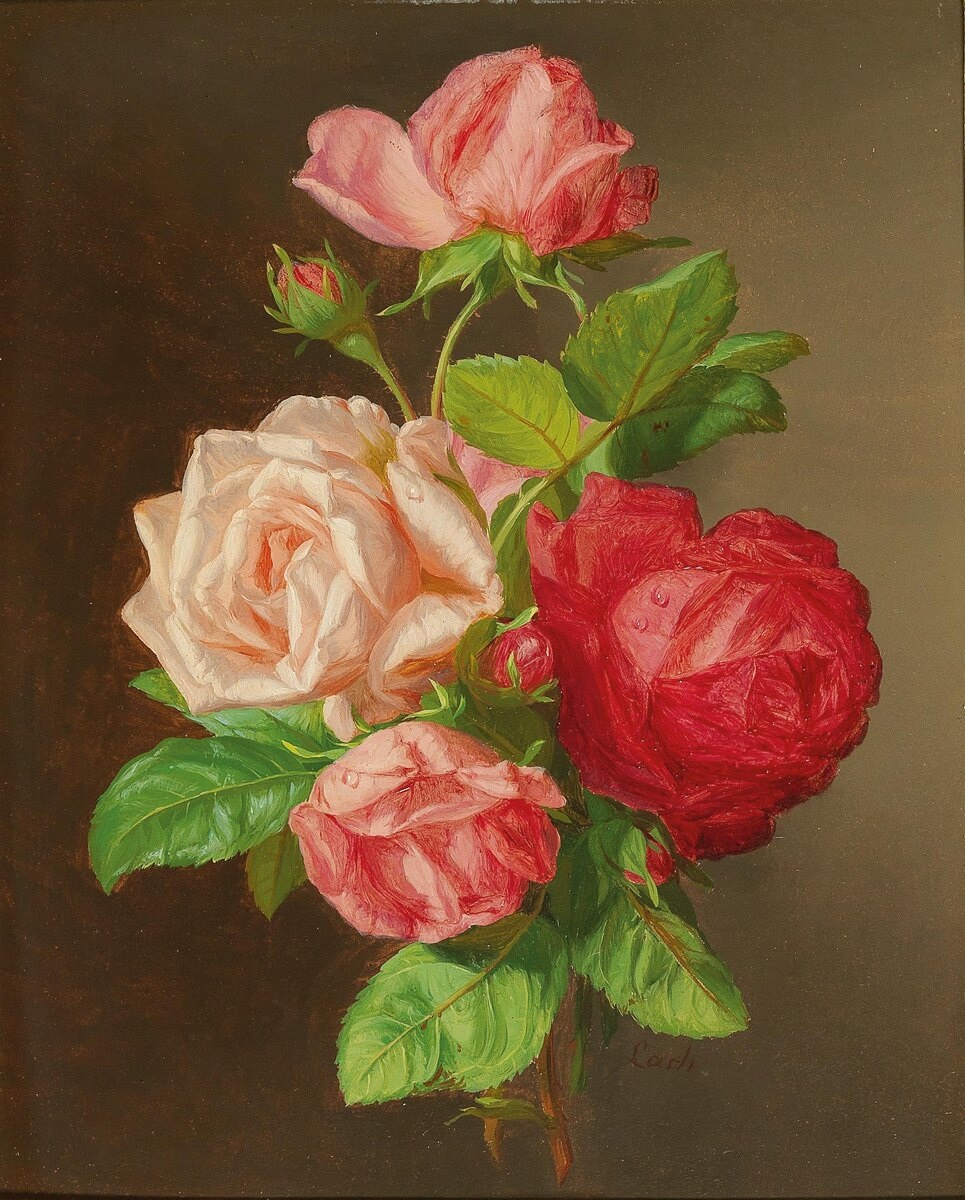 «Розы» (Андреас Лах) / Источник: Wikimedia Commons (Dorotheum, Public domain) https://commons.wikimedia.org/wiki/File:Andreas_Lach_-_Roses.jpg