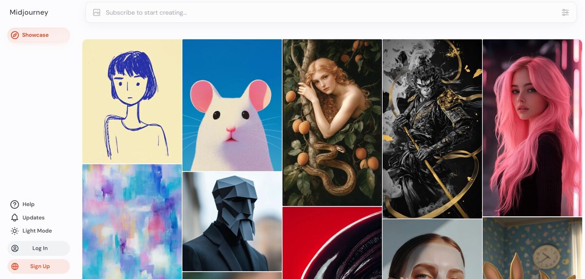 www.midjourney.com📷Заходим на сайт Midjourney