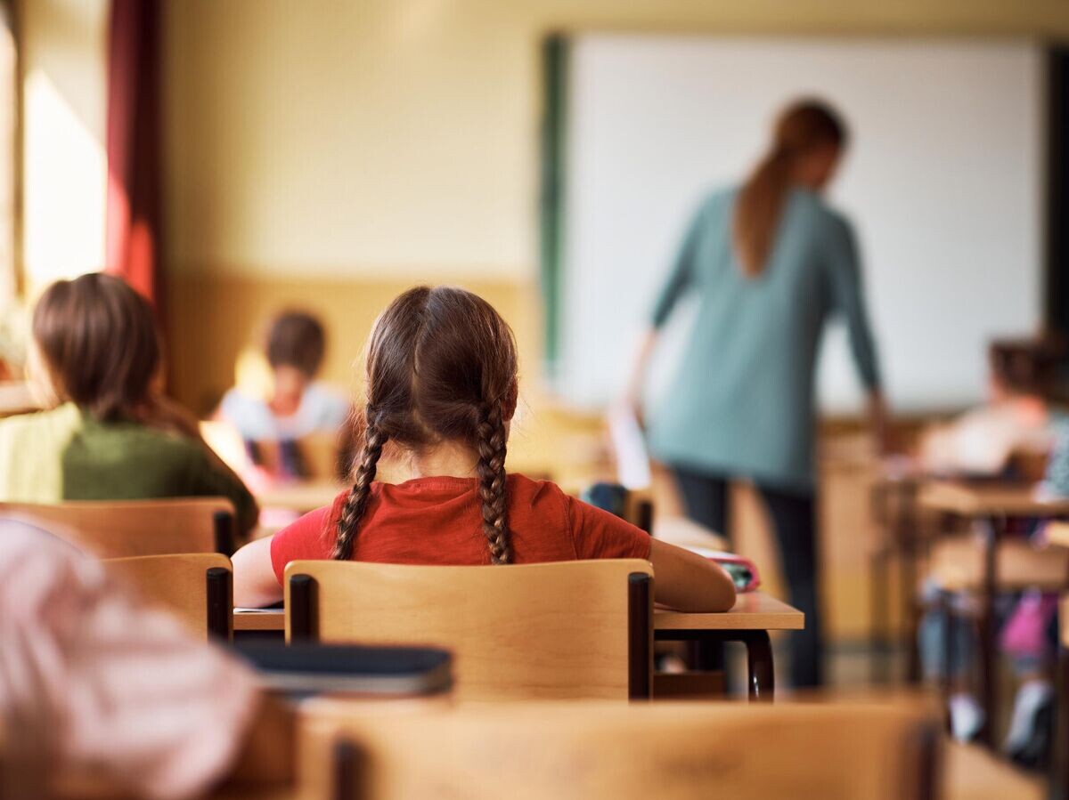    Школьники на уроке© iStock.com / Drazen Zigic