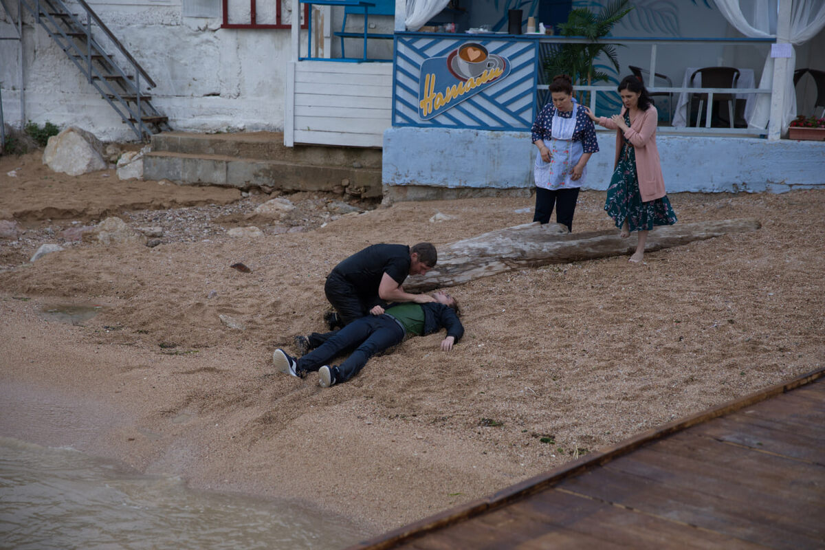 Фото со съёмок сериала «ЧЁРНАЯ ГОРА»
