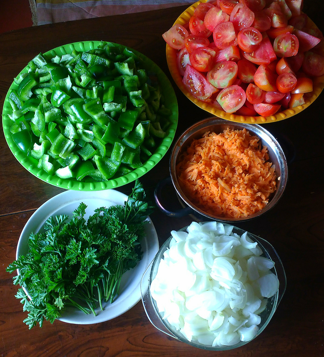    Овощи для приготовления