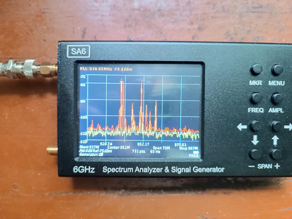 Рисунок 2. Анализатор спектра SA6.