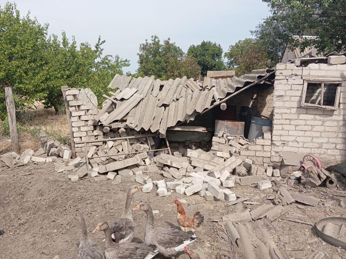    Последствия обстрела села Васильевка в Херсонской области© Фото : Павел Филипчук Глава округа/Telegram