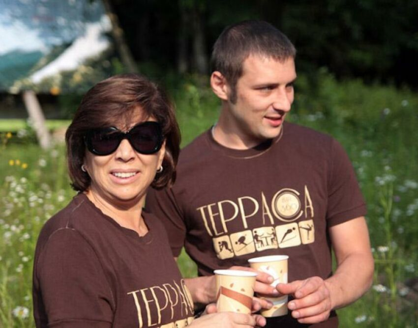 Ирина Роднина с сыном