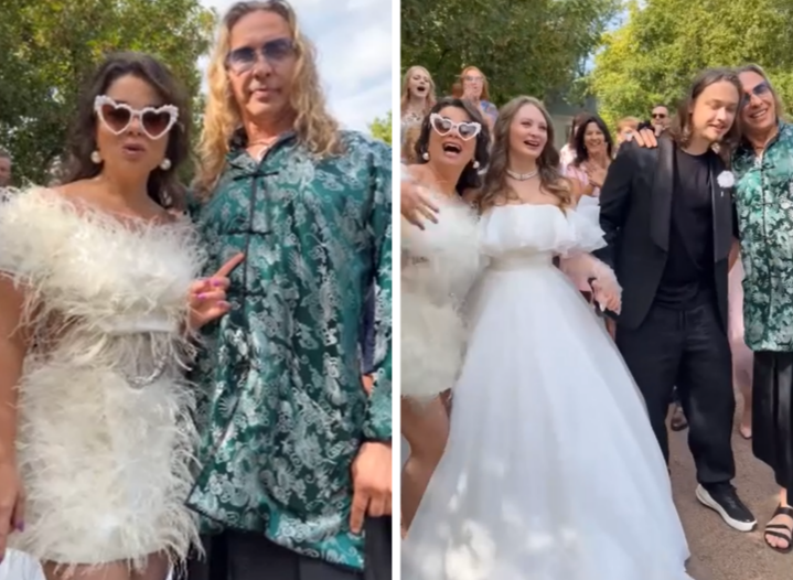 Наташа Королева и Тарзан на свадьбе сына Архипа