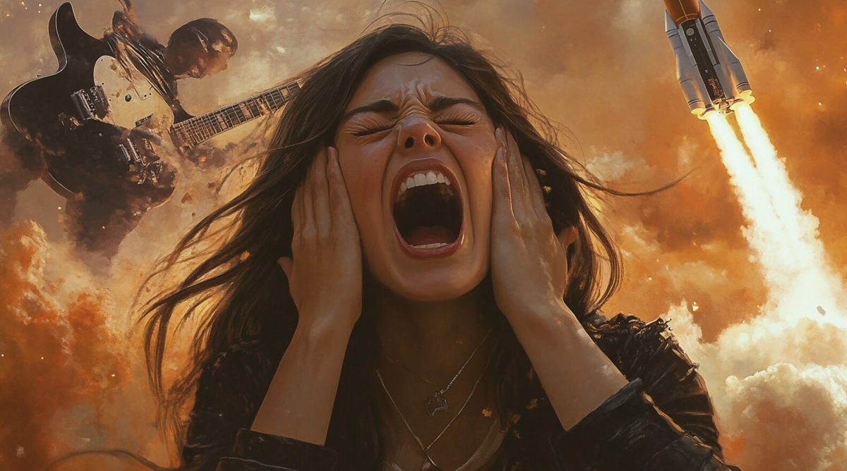    При громких звуках наш слух начинает молить нас о пощаде