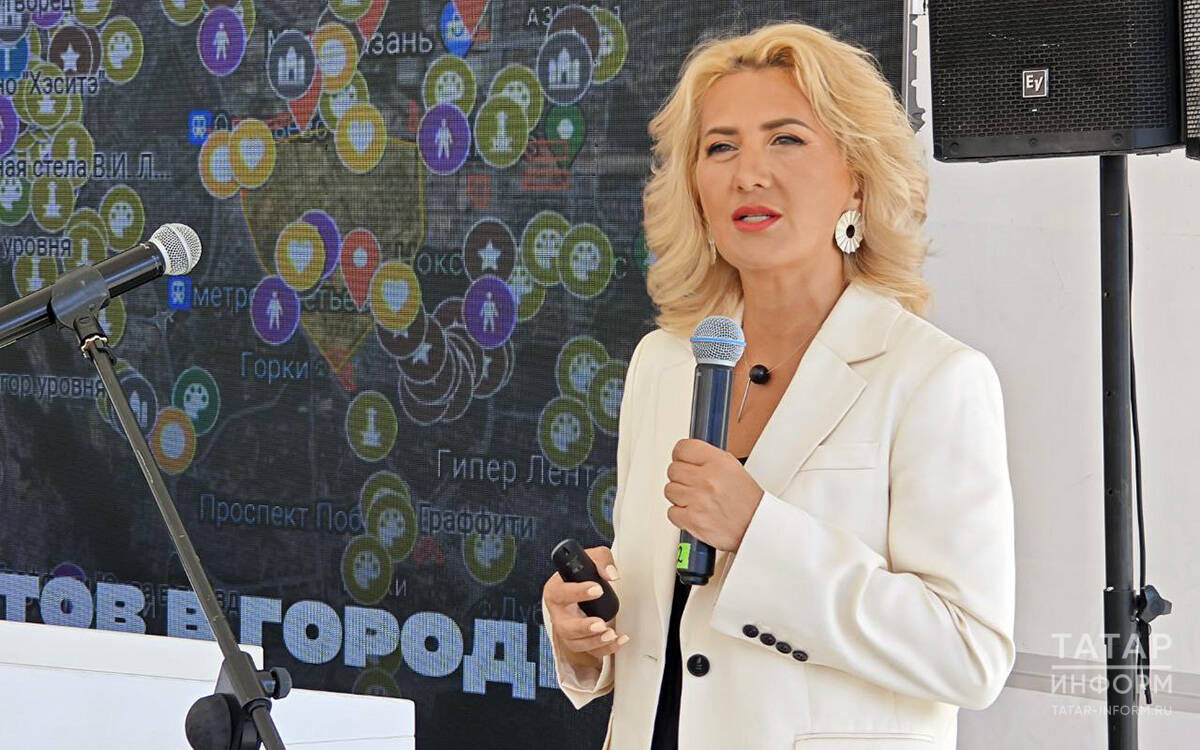 Ильсияр Тухватуллина озвучила основные темы, которые беспокоят архитектурное сообщество. Фото: © Александра Давыдова / «Татар-информ»