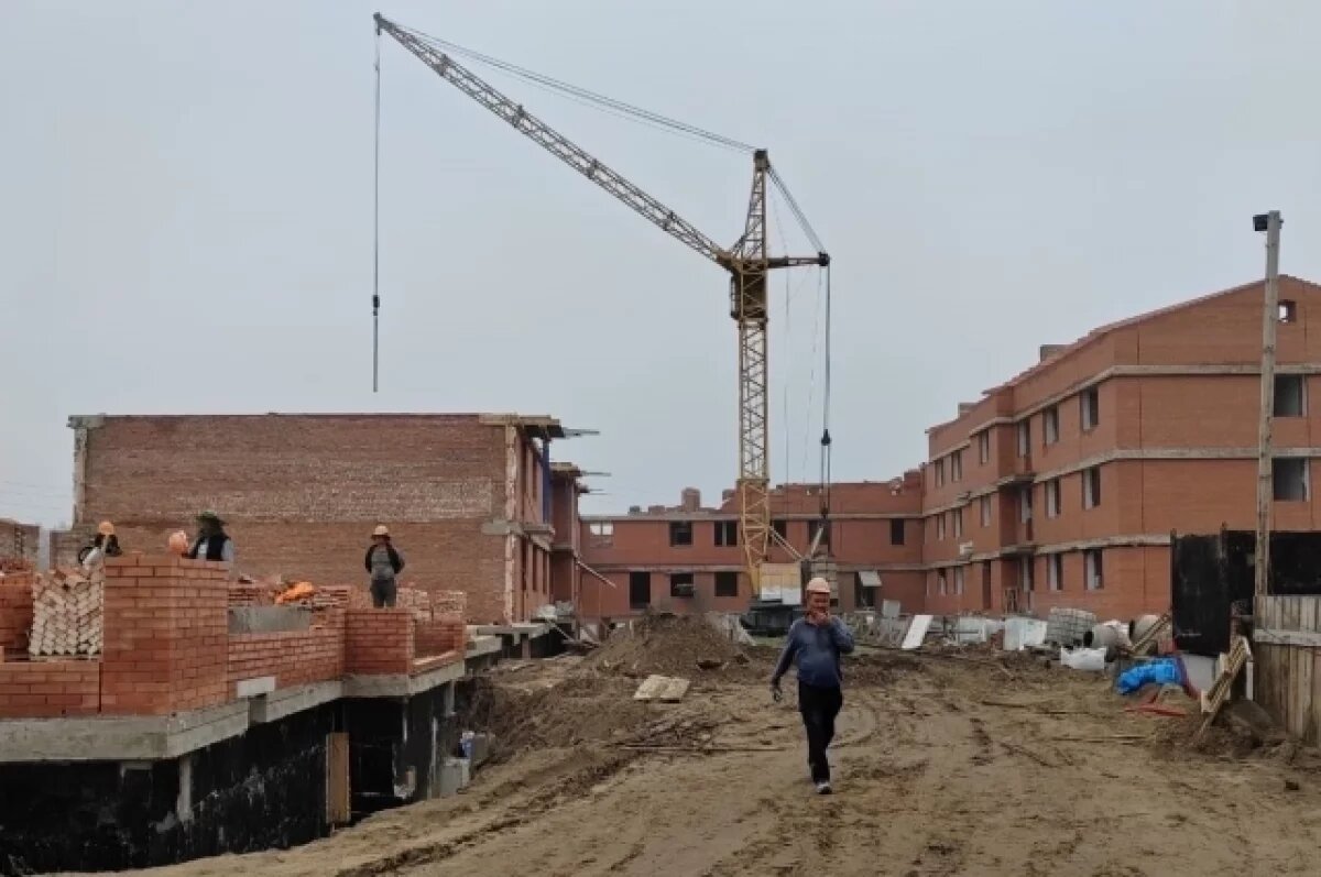    Строящийся дом рассчитан на 60 квартир.