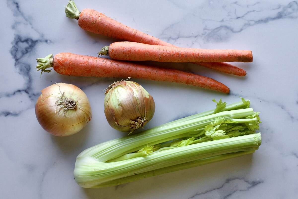 Ингредиенты для soffritto