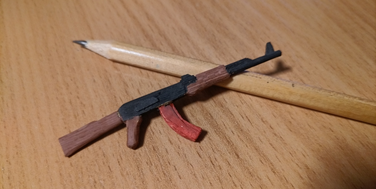 Модель автомата АК-47