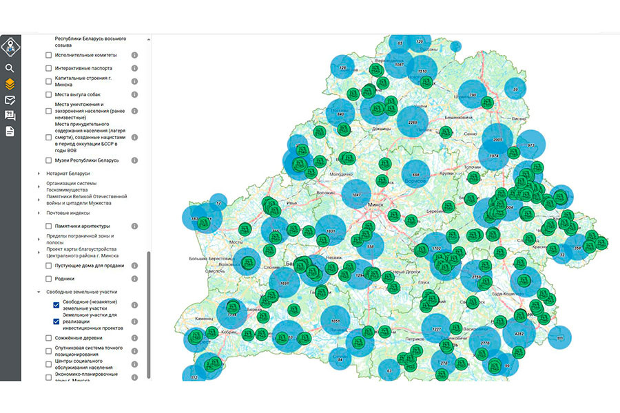    Скриншот: map.nca.by