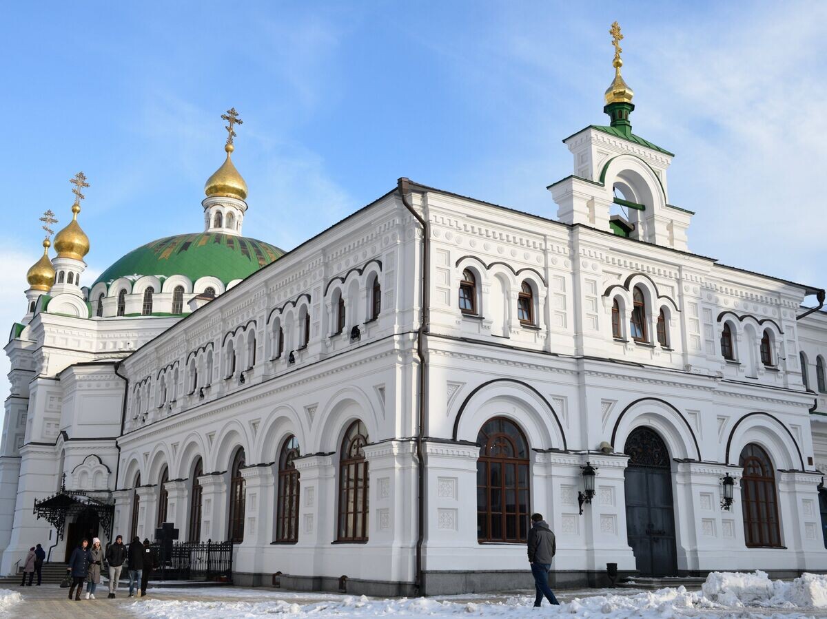    Трапезный храм Киево-Печерской лавры в Киеве© РИА Новости / Стрингер