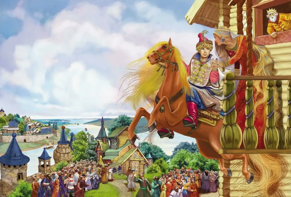 Иллюстрация к сказке "Сивка-бурка"