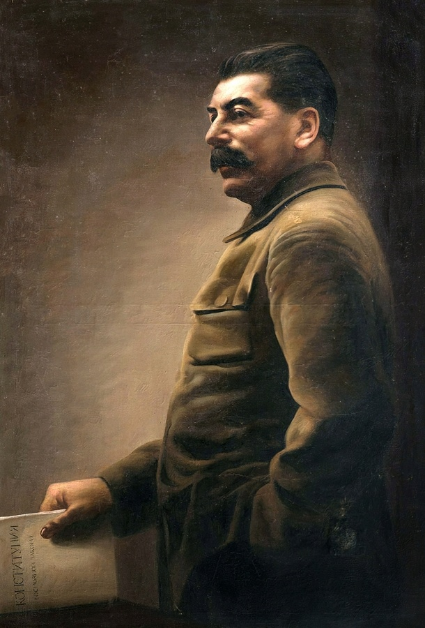 И.В. Сталин, неизвестный художник