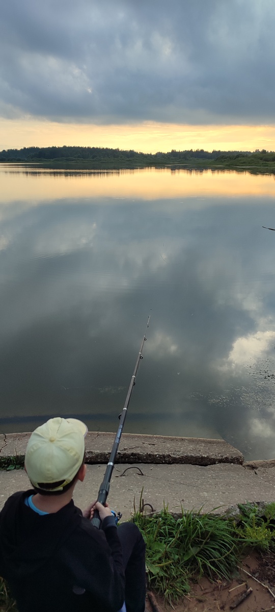 Вечерняя рыбалка. 