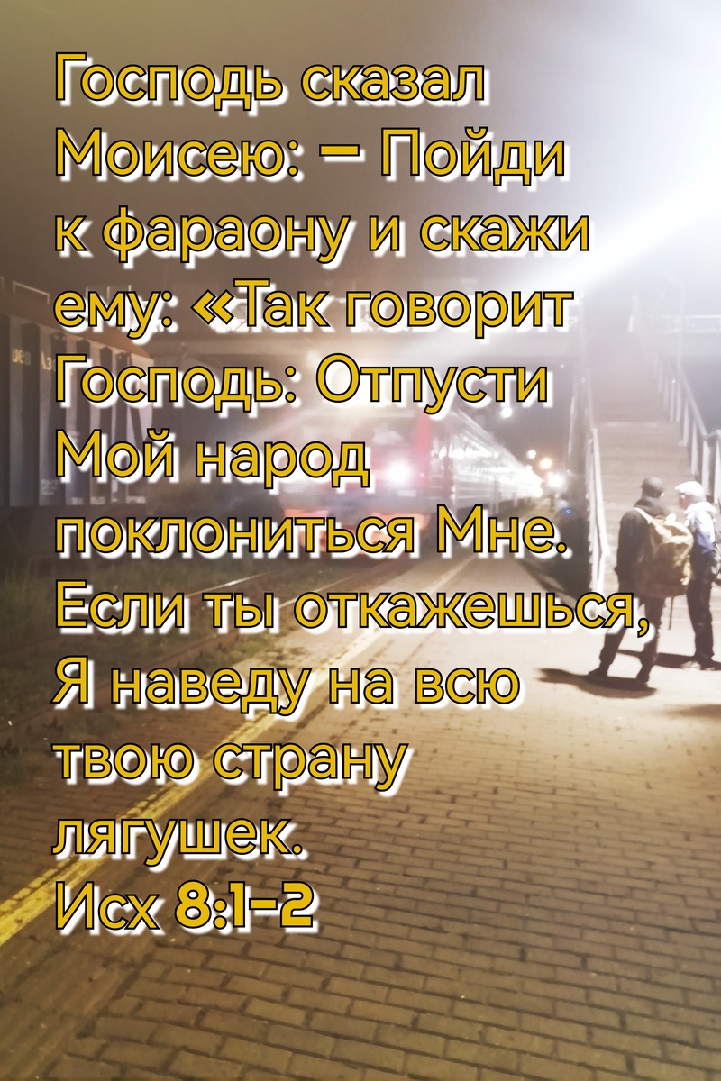 Книга Исход, Глава 8, Стихи 1-2