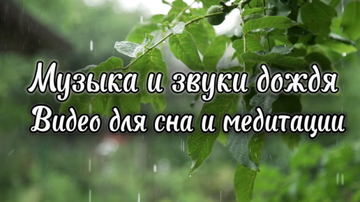 Музыка и звуки дождя для сна, учебы и работы. #асмр #дождь #звукидождя #музыка #классическаямузыка #искусство #видеодлясна