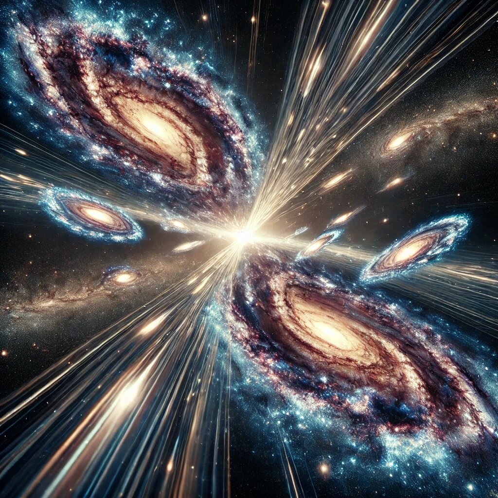 Визуализация расширения вселенной