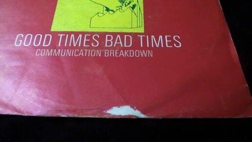 015 Led Zeppelin Good Times Bad Times - Communication Breakdown 7single Atlantic Germany