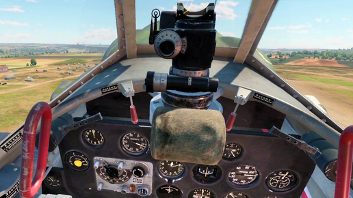 Бой на Лавочкин Ла-5Ф в VR шлеме в War Thunder.