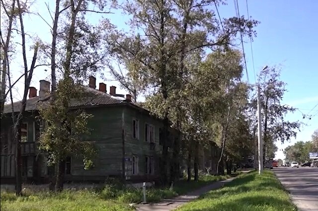    Ветхое жильё на проспекте 60-летия Октября Фото: Телеграм-канал Мэрия Хабаровска