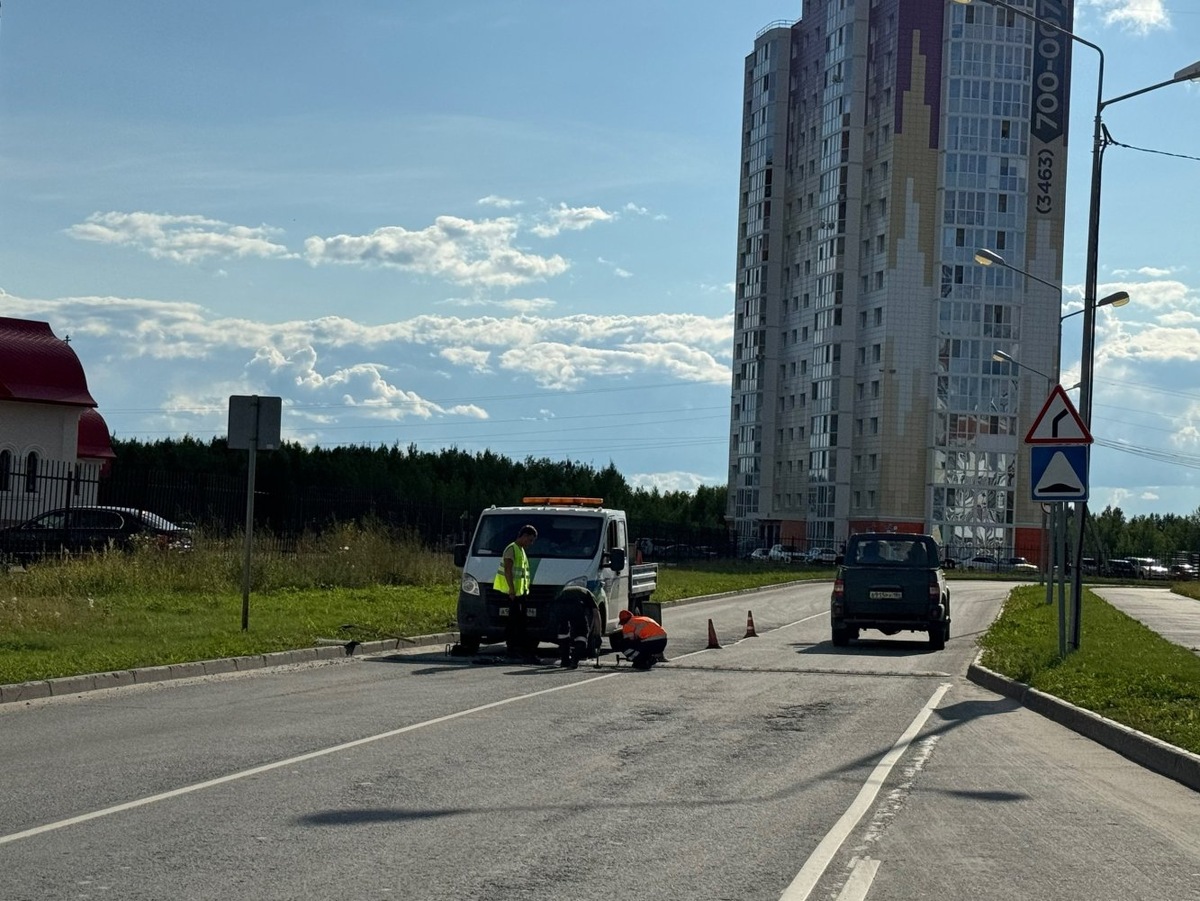    Северавтодор приступил к установке искусственных неровностей в Нефтеюганске