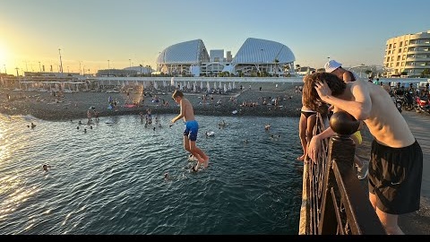 ВЕЧЕР В СОЧИ / ИМЕРеТИНКА / Мантера / Пляж 🏝️ Богатырь