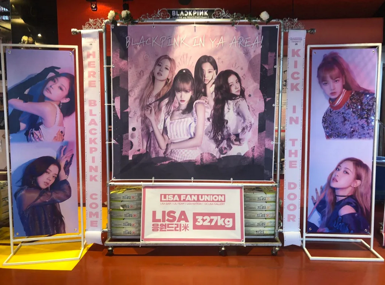 Тут считают, сколько ЛИСА смогла пожертвовать риса, но томные фото по бокам вызывают смех, 