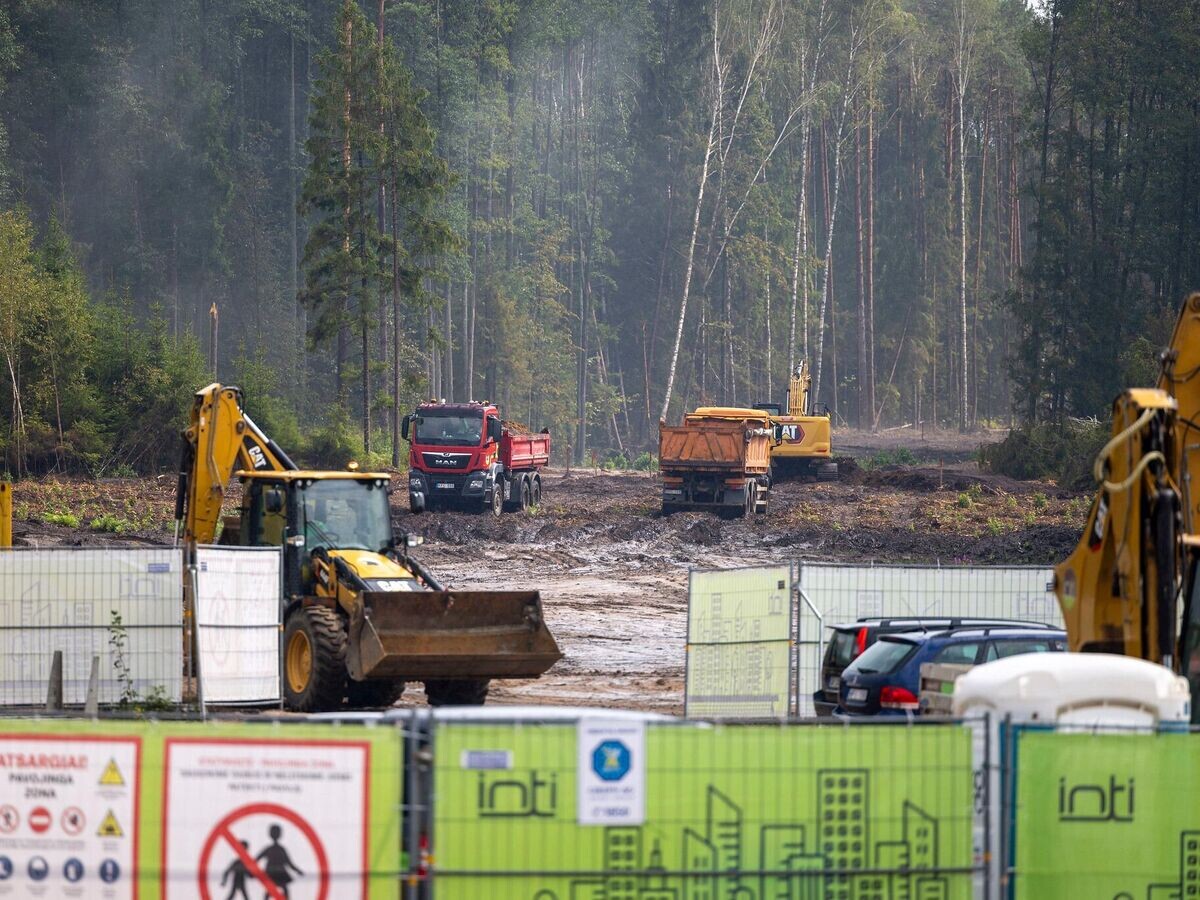   Строительство военной базы Германии в Литве© Фото : LR Krašto apsaugos ministerija/srž. sp. K. Kavolėlis